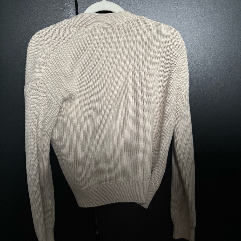 Quince Cream Women's Cardigan Sweater - Picture 4 of 8